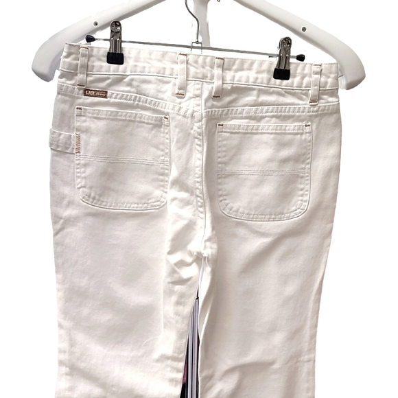 Vintage 90's Union Bay White Bootcut Jeans size 9 - Picture 4 of 9